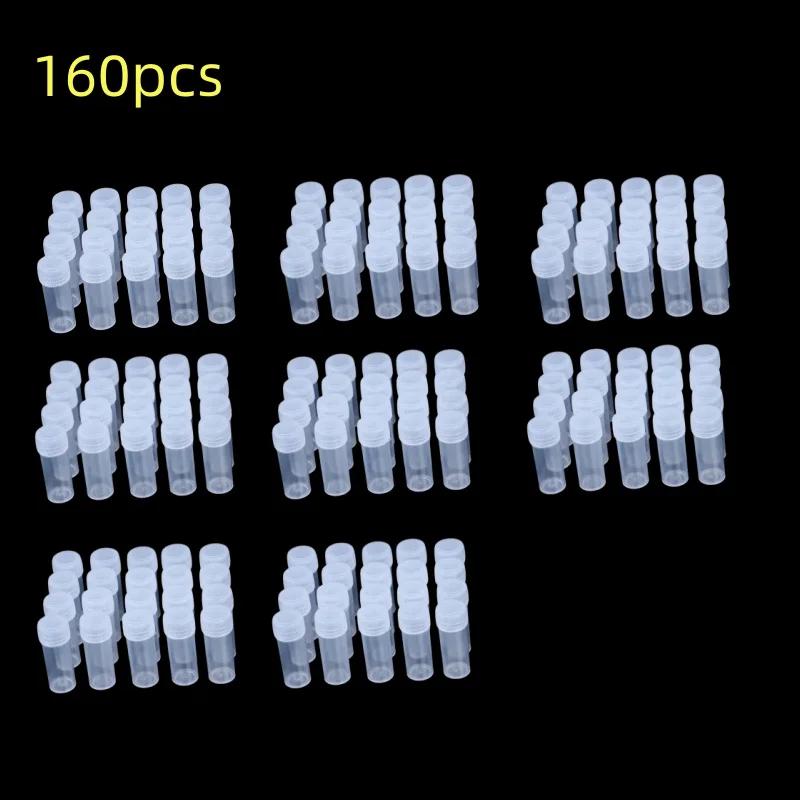 5ml Plastic Small Bottles Sample Pot 5g Mini Clear Packing Containers For Medicine Pill Liquid Powder Capsule Storage