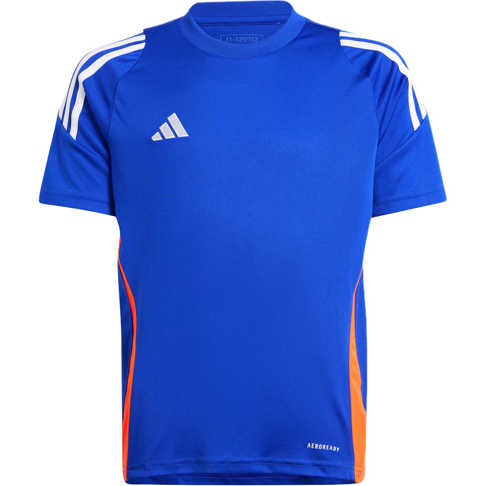 

New Adidas Tiro 24 T Shirt Blue Teenagers JE1987 128
