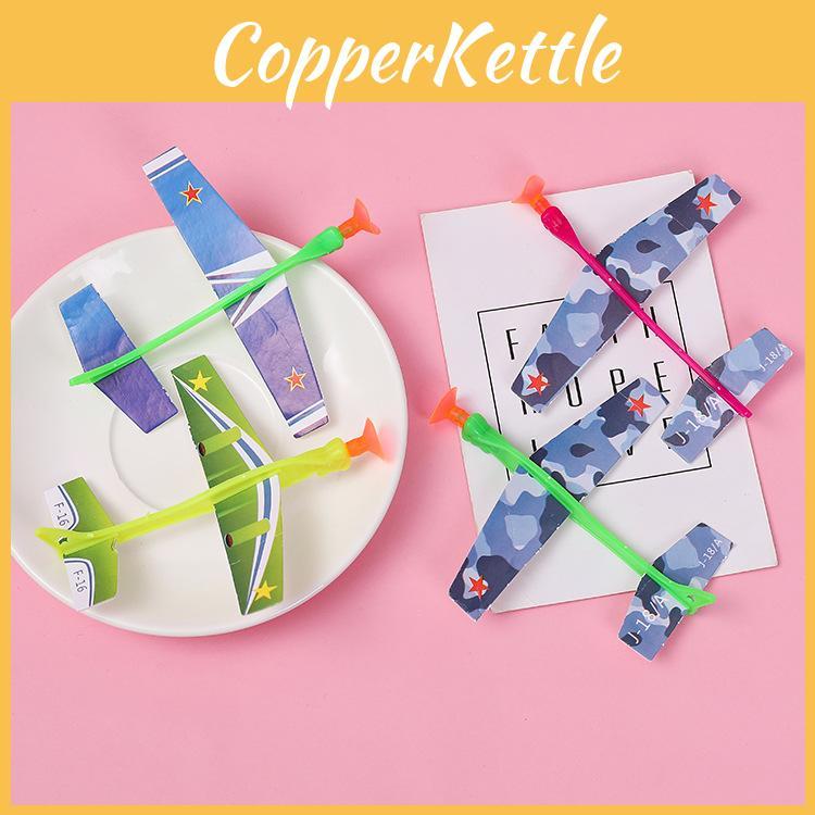 Educational Plastic Airplane Kit With Elastic Launch Mechanism For Parentchild Activities