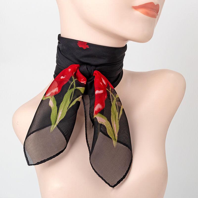 

Chiffon Scarves Square Scarves Women s Winter Neck Protection Neckband Scarves Thin Scarves