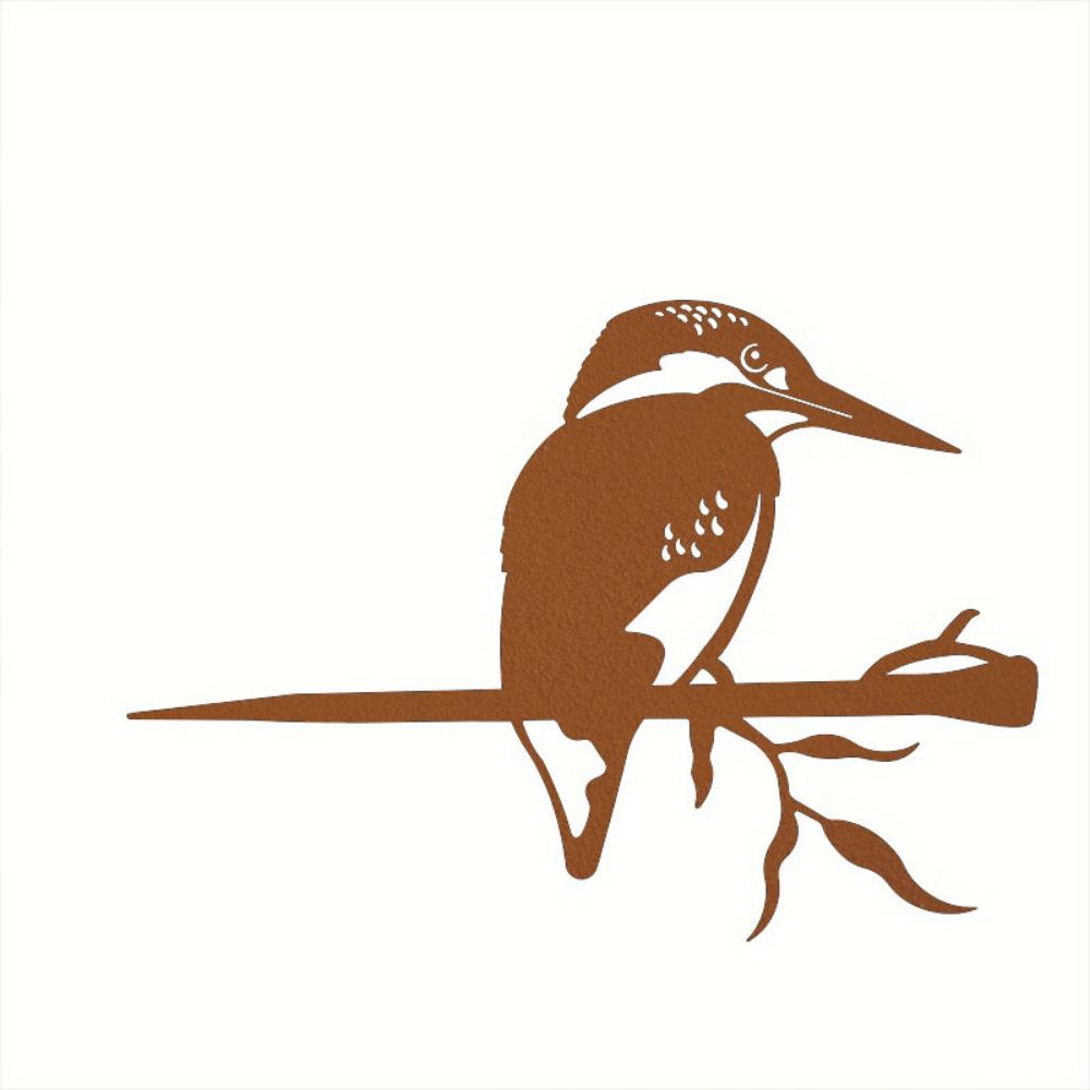 Силуэт птицы из железа — добавьте очарования с помощью этого стильного украшения для сада — фото 3