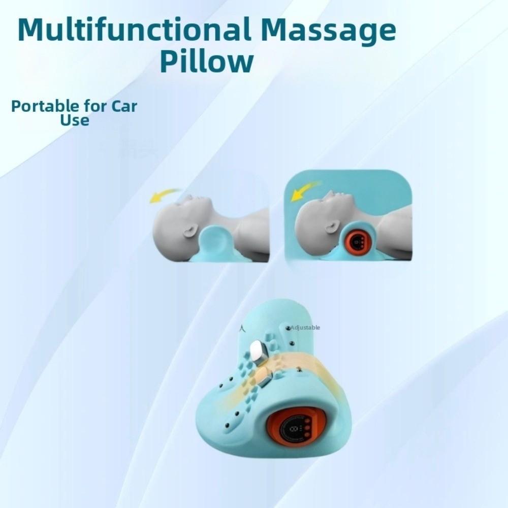 Neck and Head Cervical Massager EMS Acupoint Massage Pillow Cervical Massage Pillow Relaxation Use