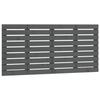 824735 vidaXL Tête de lit murale Gris 146x3x63 cm Bois massif de pin
