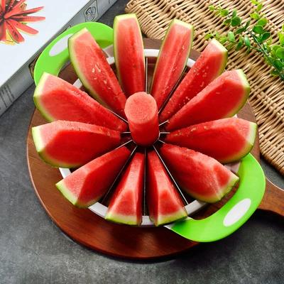 Kuchenny krajalnica do arbuza Kreatywny nóż do krojenia melona Stal nierdzewna Krajalnica do krojenia owoców Praktyczne narzędzia