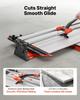 1000 mm Manual Tile Cutter, Upgraded Sliding Head Cutting Tool with Spring-Loaded Base, Angle Fence, Tungsten Carbide Cutting Wheel, Alignment Guide,