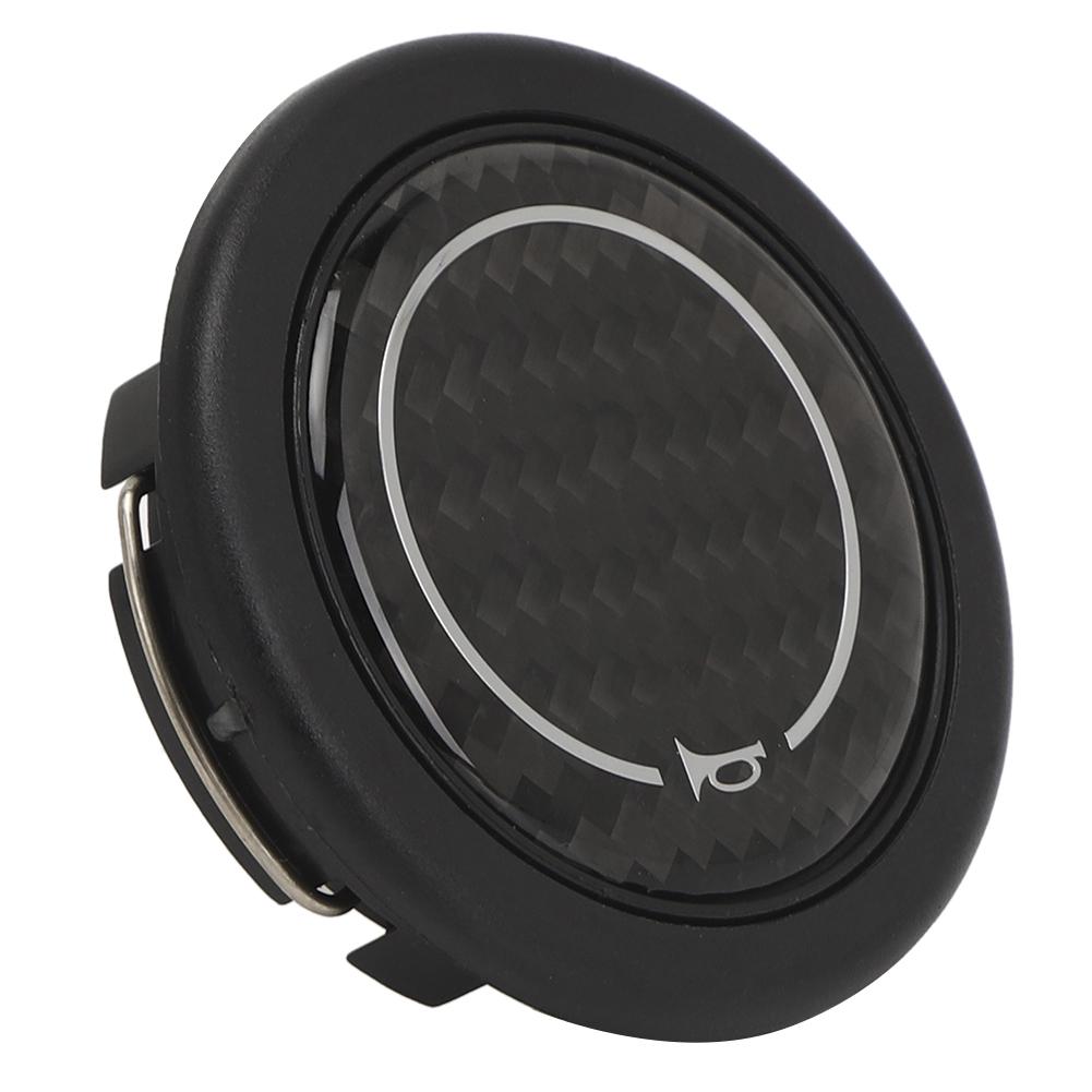 Carbon Fiber Horn Push Button Kit for 6 Bolts for Nardi Steering Wheel Car Modified Accessory