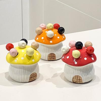 Cute, Dessert Fruit Skewer, Fruit Fork, Household Utensils, Stainless Steel, Creative Cartoon, Storage Jar, Small Fork Set