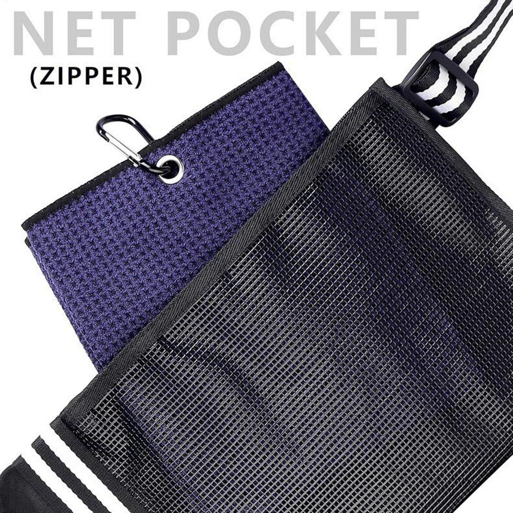 Borse da Golf per Uomo Borsa da Golf Leggera Impermeabile Pieghevole Organizer Leggero per Contenere 3-9 Mazze Palline Tee Asciugamani Adolescenti