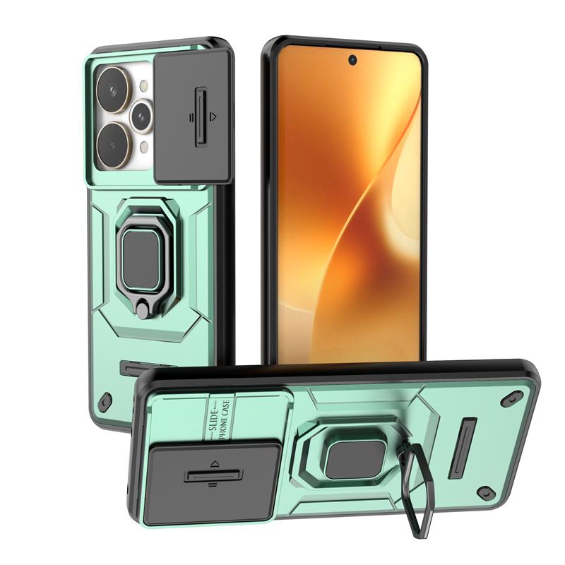 För Realme 15 Pro 5G Fodral Bil Magnetisk Ringstativ Armor Telefonfodral för Oppo Realme15Pro Realmi 15Pro Baksida Capa Fundas