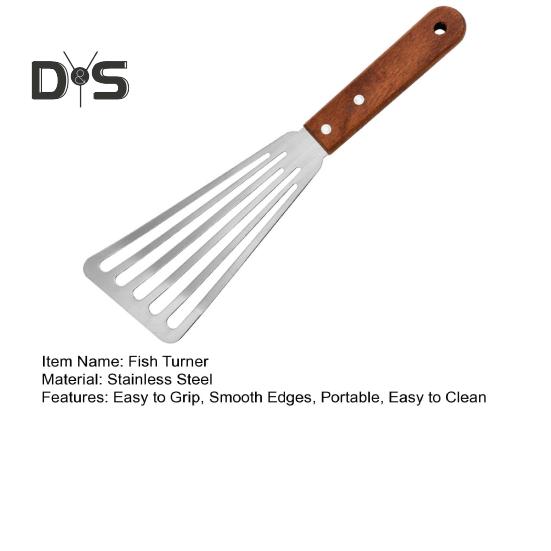 Zuverlässige Schlitzschaufel, aushöhlen, nützliche, leichte Kochschaufel aus Edelstahl