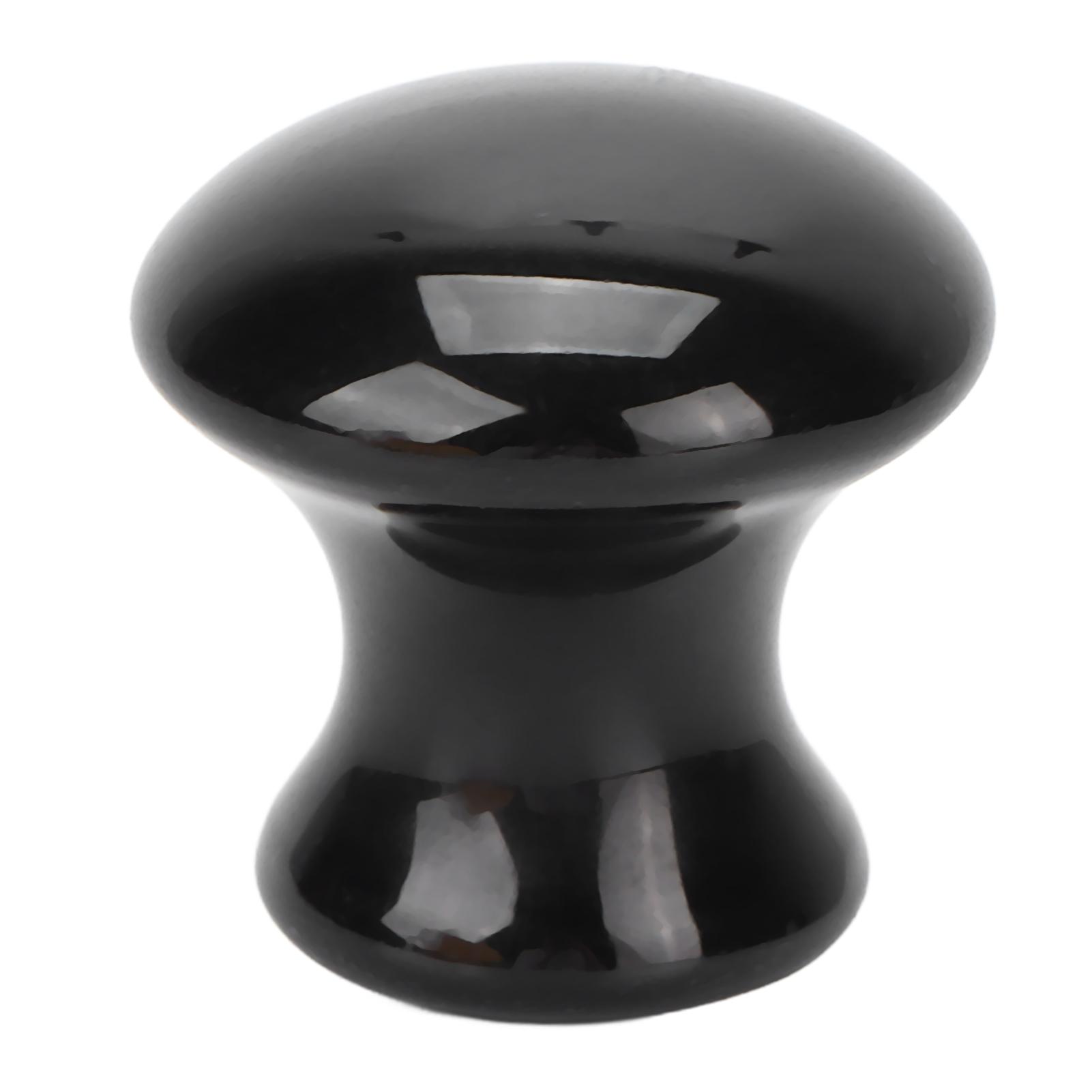 

Инструмент для массажа из обсидиана в форме гриба, массажный камень для лица Гуаша для медитации и СПА-релаксации