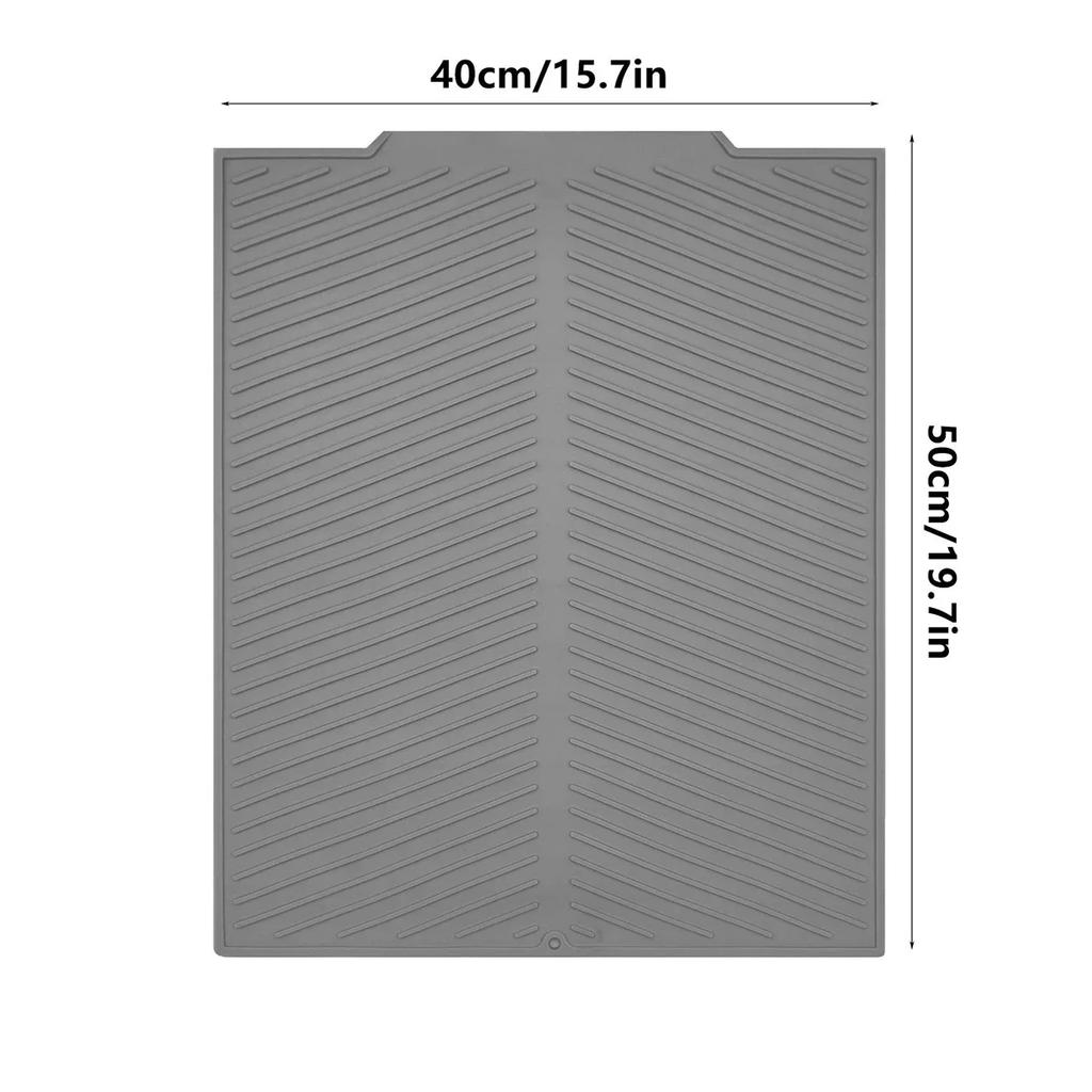 1PC Silicone Drain Pad Drying Mat Pots Dish Drain Mat for Kitchen Tableware Non-slip Mats Anti-scald Coaster Kitchen Utensils