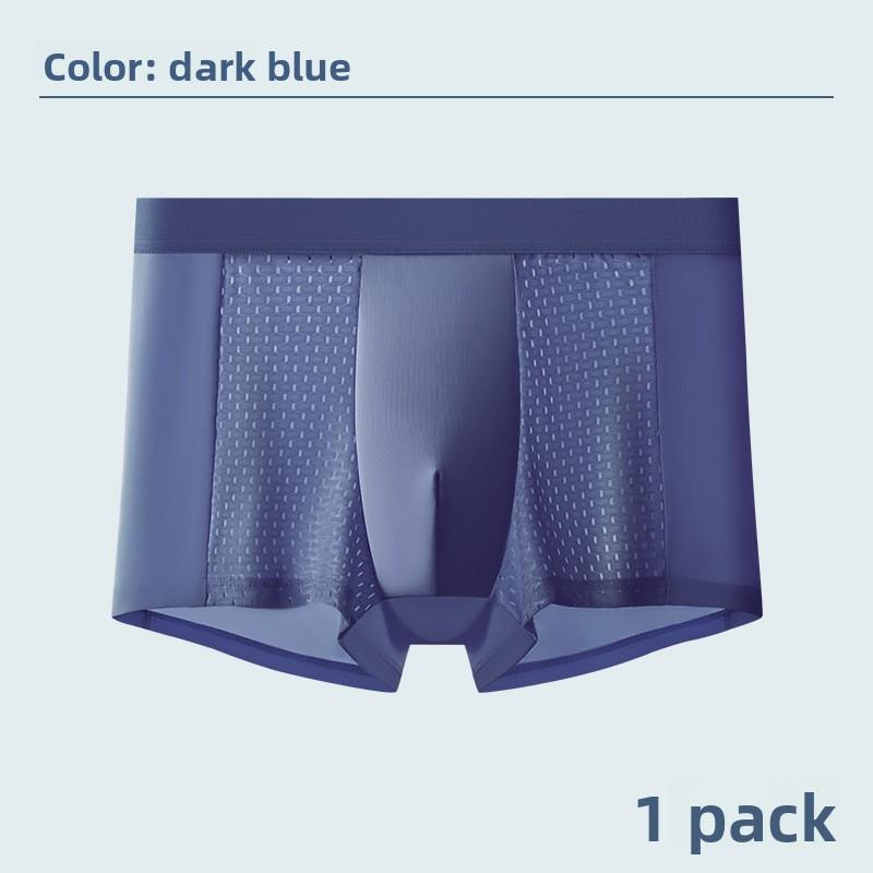 New Men's Summer Fashion Ice Silk Mesh Four Corner Underwear