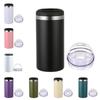304 Stainless Steel Cola Beer Can Insulated Lids 16Oz Dual Layer Can Cooler High-Capacity Insulation Or Cooling