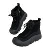 Fleece Thickened Snow Boots Retro Winter New Thick-soled Warm Side Zipper Cotton Shoes