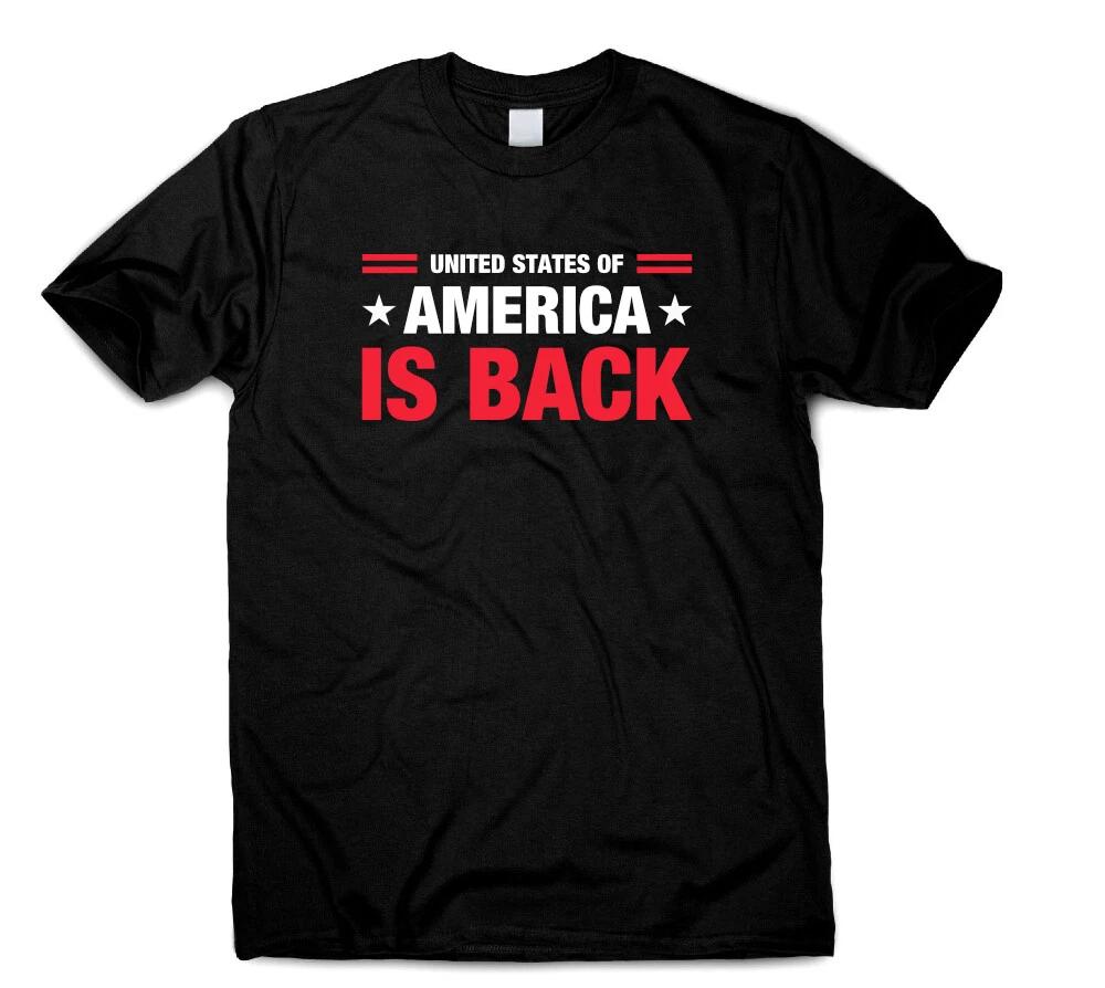 United States Of America Is Back USA Politics T-Shirt Joe Biden Gifts Men Women S