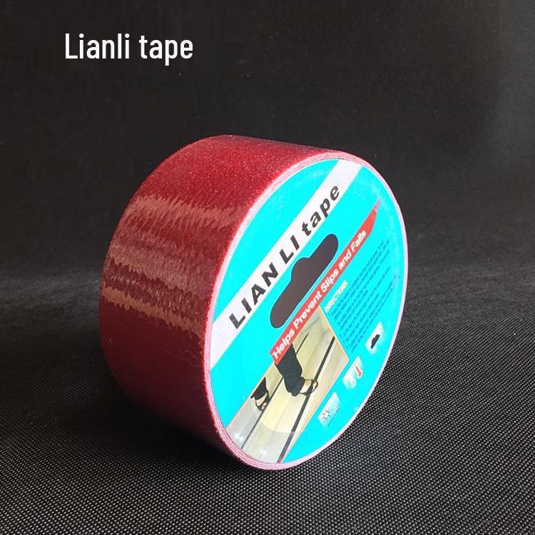 Black & Yellow Wear-Resistant Anti-Slip Tape, Sandpaper Surface, 50mm x 5M for Stairs & Floors