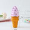 Simulation Ice Cream Model Realistic Artificial Ice Cream Cone Fake Food Dessert Shop Window Display Model Photo Props Kids Toy
