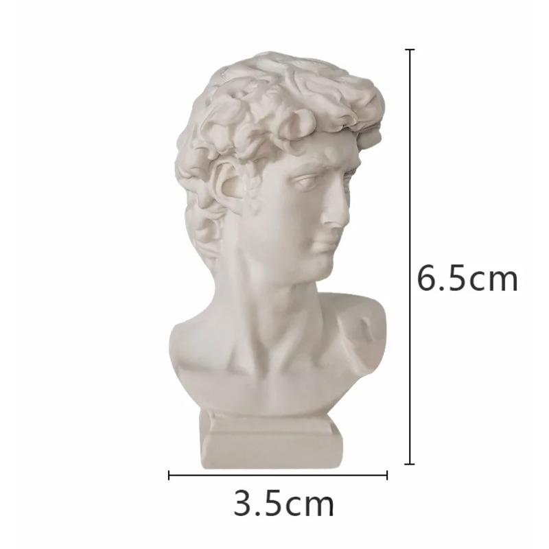 Nordic Resin David Vase Face Head Interior Decorative Flowerpot Modern Jars Decoration Flower Arrangements Desktop Art Sculpture