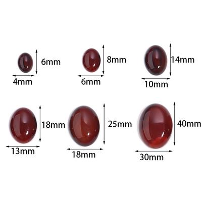 2-10pcs/lot Natural Stone Oval Cabochon Agate Malachite Opal Turquoise Loose Beads Cabochon For DIY Charm Necklace Earrings Gift