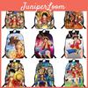 Elegante Anime One Piece Monkey D. Mochila Luffy com Alças de Ombro Ajustáveis