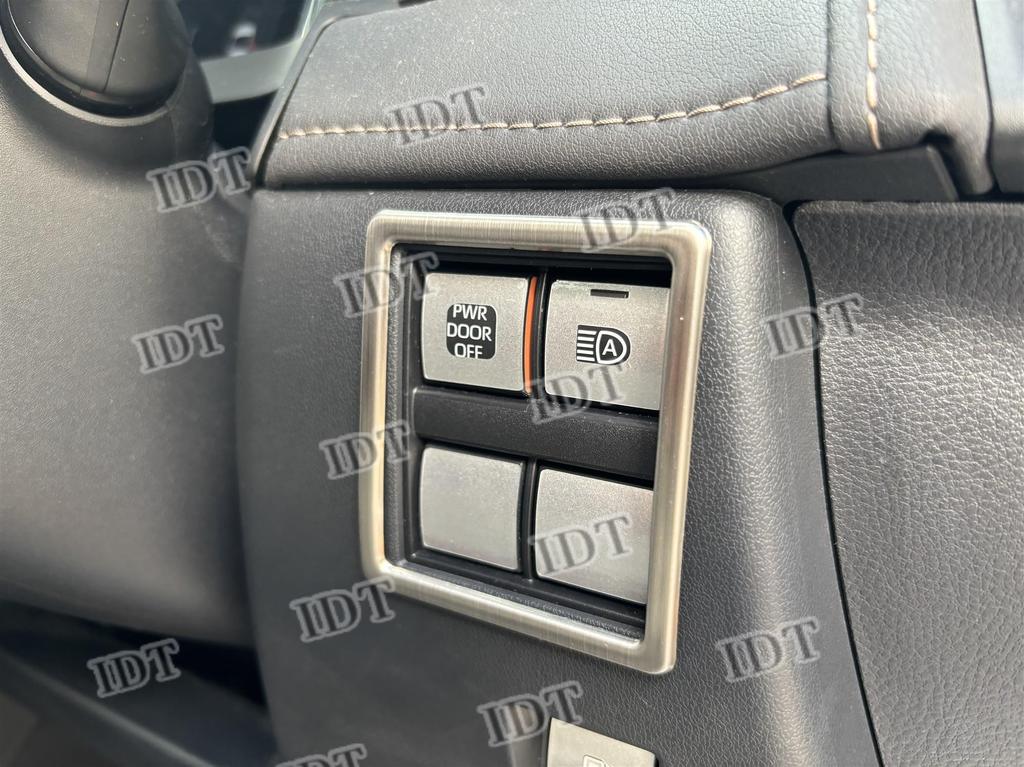 IDT 40 Series Alphard Vellfire Front Switch Panel Cover Trim Ring Stainless Steel Interior