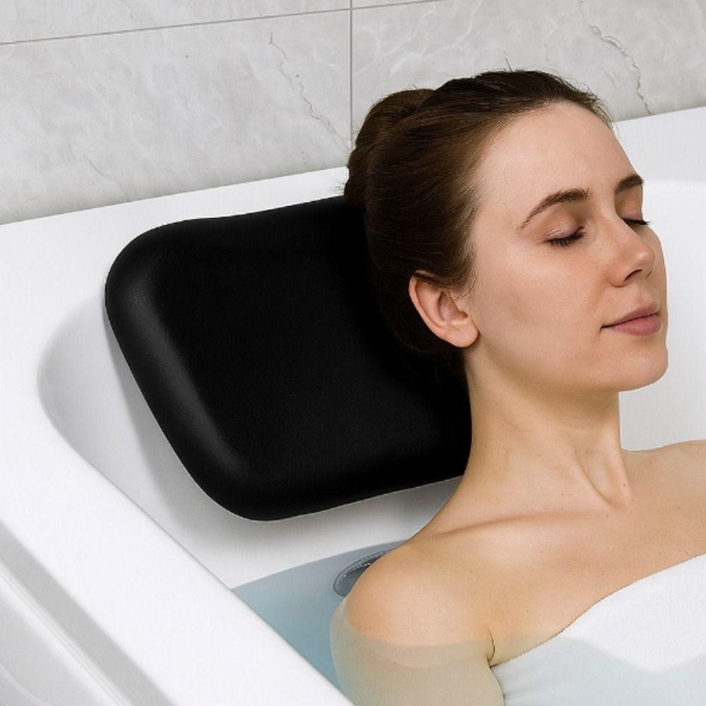 Non-slip Bathtub Pillow Ergonomic Design Neck Bathtub Cushion Practical SPA Pillow  Bathroom
