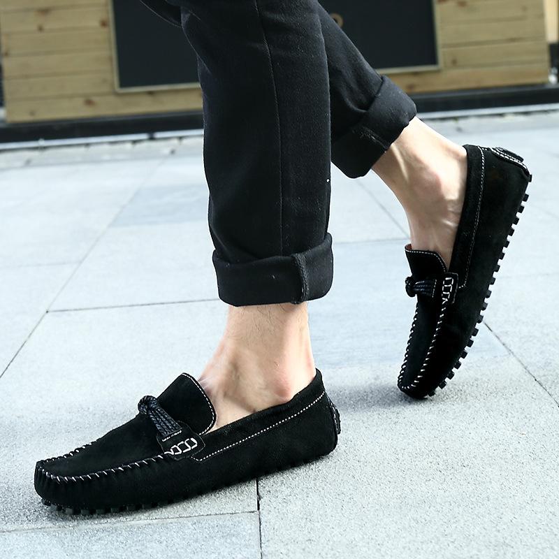 Большие размеры 4546 Doudou Shoes Мужские повседневные туфли из натуральной кожи — фото 5