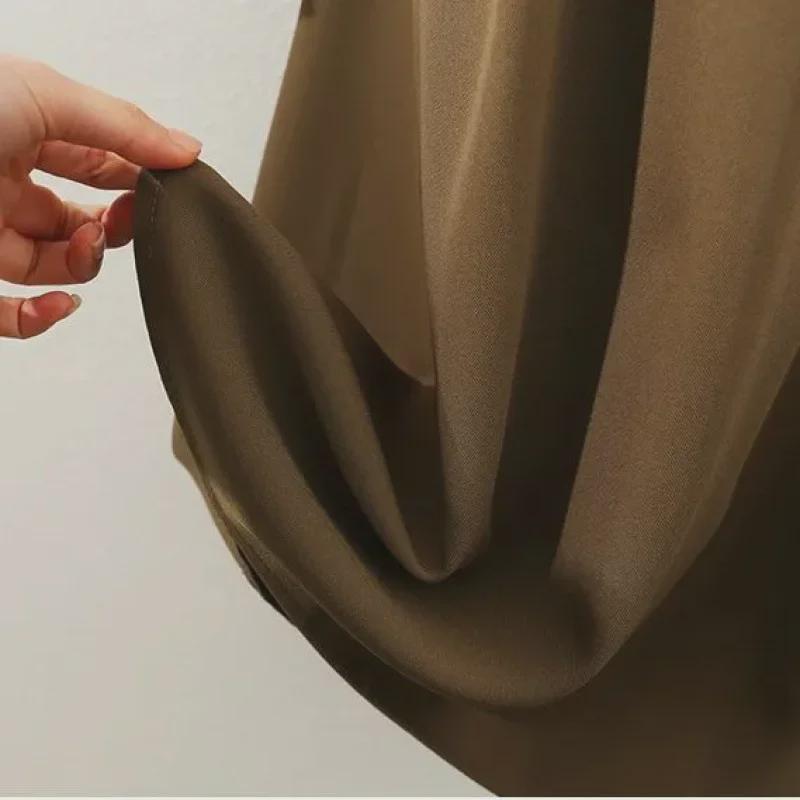 Women's High Waist A-Line Swing Skirt - Off-White, Small To Large, 2024 Spring/Autumn Collection