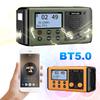 10000mAh Portable Emergency Radio with Speaker Solar/Hand Crank Charging Survival Radio W/ Flashlight SOS Alarm Headphone Jack