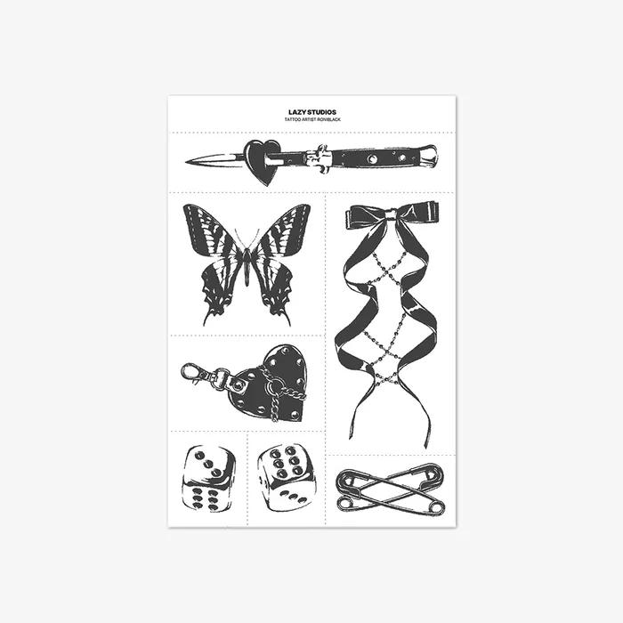 

Тату-мастер Ронни 01 Временная наклейка-тату