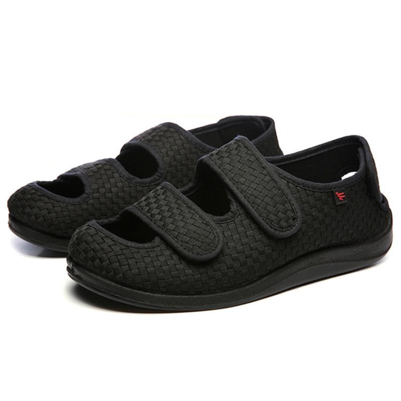 Summer Men's Or Women's Comfortable Diabetes Shoes Foot Enlargement Code Magic Stick Overturns Middle-Aged And Elderly Sandals