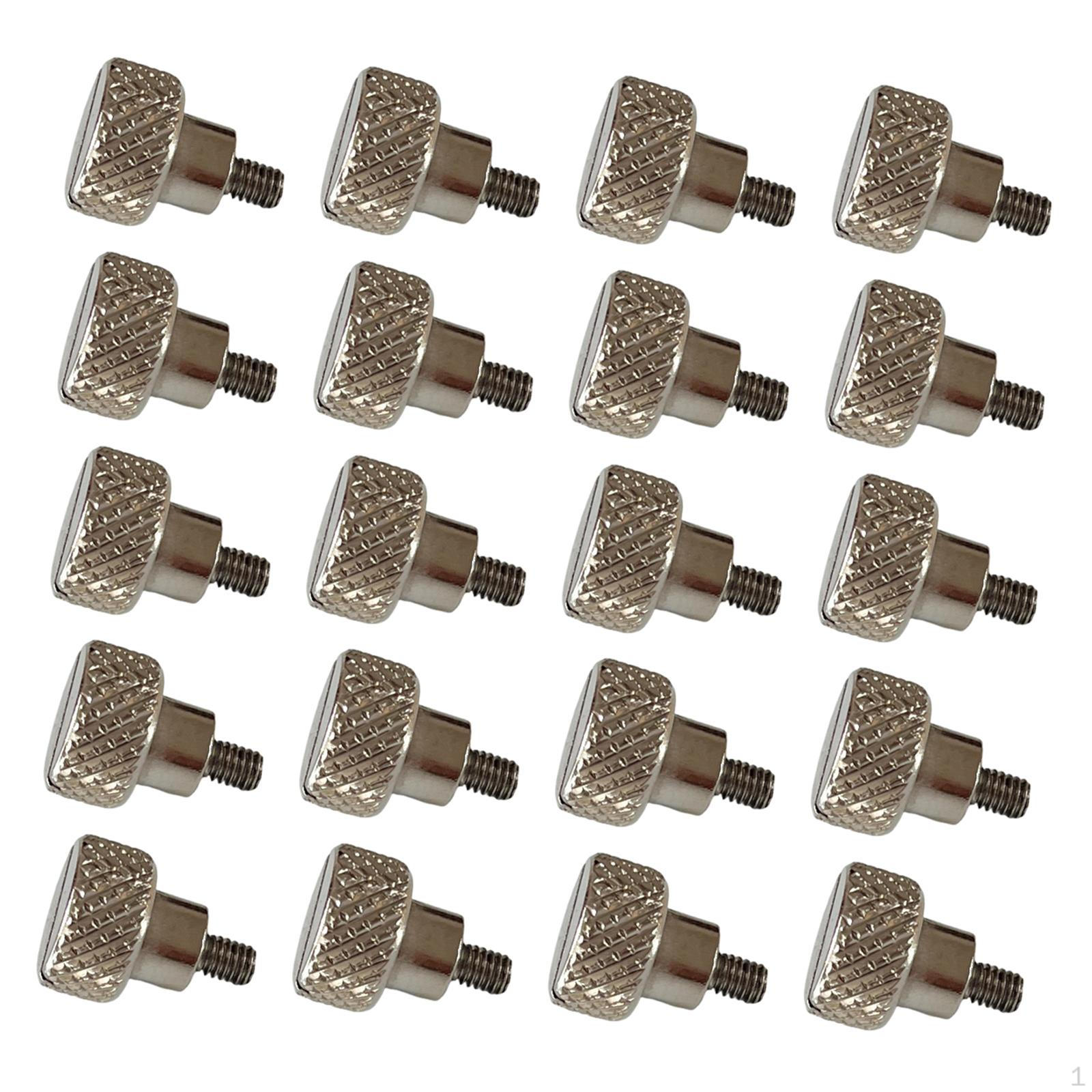 

20 Adjustable Stainless Steel Presser Foot Clamping Screws with Plate, Spare Parts for 3.5mm