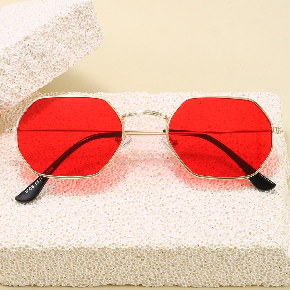 Polygon Shape For Ladies' Sun Glasses Vintage Style Anti-reflective For Men Sunglass Driving Mountaineering Sun Glasses For Women