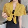 Weave Knitted Hollow Shawl Cross Blouse Shoulder Fake Collar  Autumn/Winter/Spring/Summer