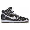 Nike Dunk High Premium SB 'Tie Dye' (Unisex) Black / White / White Skate Shoes 313171 023