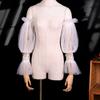 Delicate Sheer Bride Gloves With Open Finger Design Wedding Arm Sleeves For Bridal Accessories And Formal Occasion