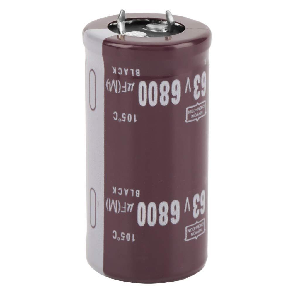 2PCS 6800uF Capacitance Snap in Capacitor 63V Voltage Rating Filtering Capacitor
