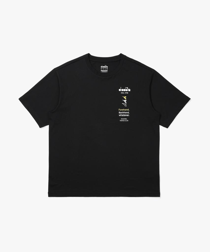 Diadora Airtex Lettering Short Sleeve T-Shirt Black