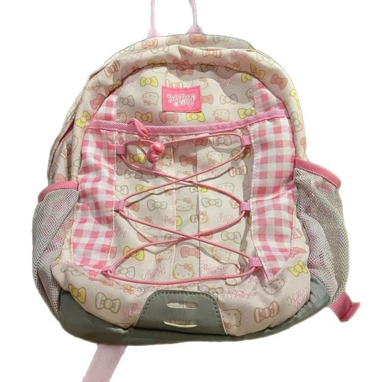 Hello Kitty Rucksack: Schultertasche mit großem Fassungsvermögen für Junior High School Mädchen - Niedliches und süßes Design
