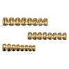 Chic European & American Ins-Style Gold-Plated Square Nail Art Stickers - 24 Removable Wearable Tips