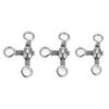 Fishing Connector Swivels Triple Swivels  Flexible Three Way Rolling Swivels Triple Swivel Fishing Connectors
