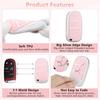 PIFOOG Pink Key Fob Cover for Jeep Cherokee Grand Cherokee Compass Renegade Bling Keychain 5 Buttons Car Keys Case Shell Full Covers Protector Girly