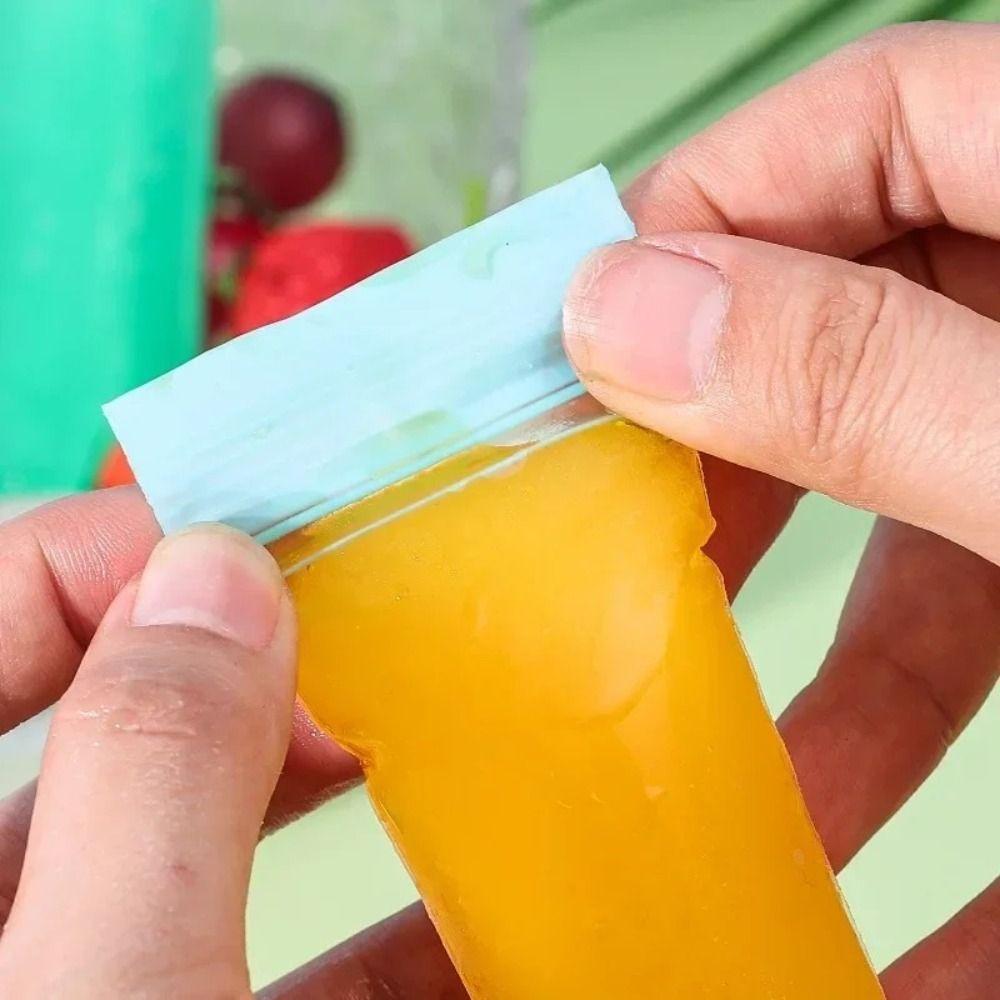 50/100Pcs Leakproof Sealed Disposable Popsicle Bags Self-Sealing Ice Cream Bags Homemade Popsicle