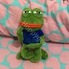 Peluche Rana Triste 45cm Morbido Cuscino Imbottito Espressione Magica Pepe la Rana Triste Animale Peluche Regali di Compleanno Per Ragazze Ragazzi