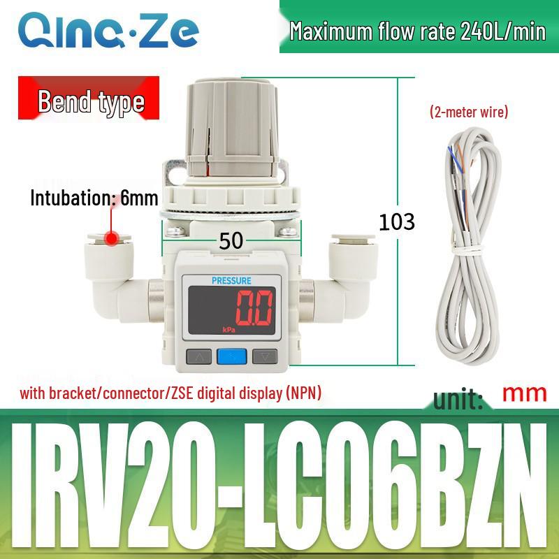 IRV Vacuum C06: Negative Pressure C08 Valve, LC10 Regulating Valve, 20 Limit Valve, BG Pressure Stabilizer