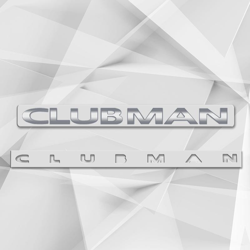 Countryman Clubman Metal Car Sticker Emblem Lettering Rear Badge Trunk Body Decal For MINI Cooper John Cooper Works Accessories