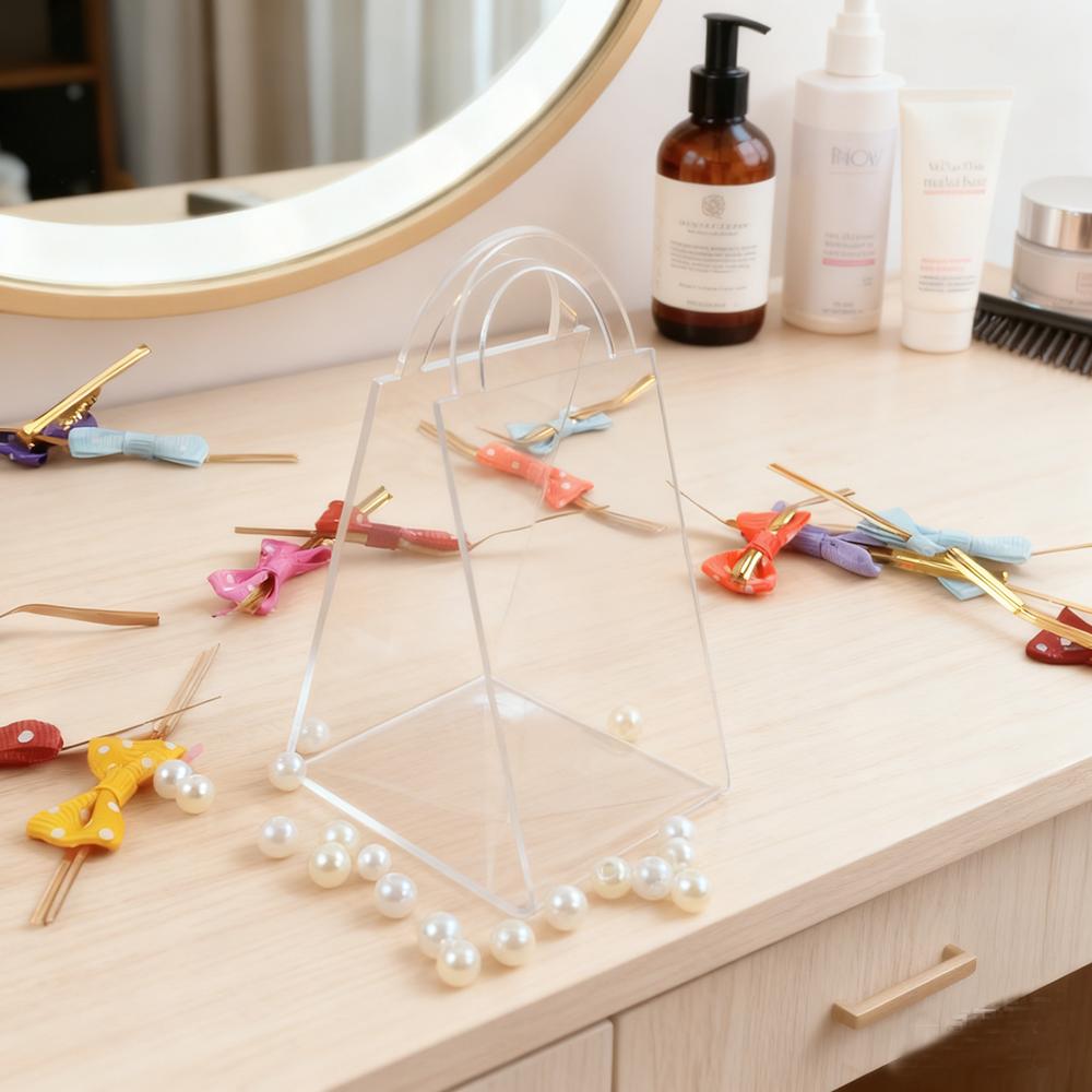30pcs/set High Transparency Acrylic Gift Box 3 Creative Handle Styles (heart-shaped/semi-circular) 9x4.5x5.5cm Compact Party Candy Packaging Boxes