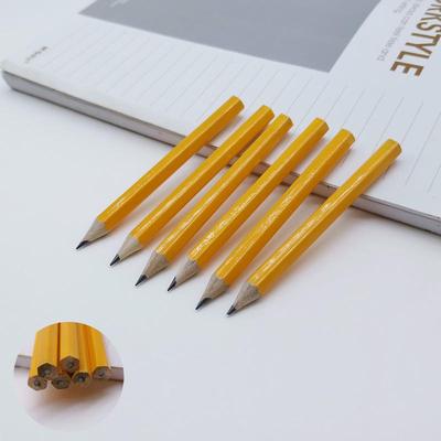 Gelber Sechskant-Mini-Bleistift: 8,8 cm Dekoratives Accessoire für Kindergartenkinder