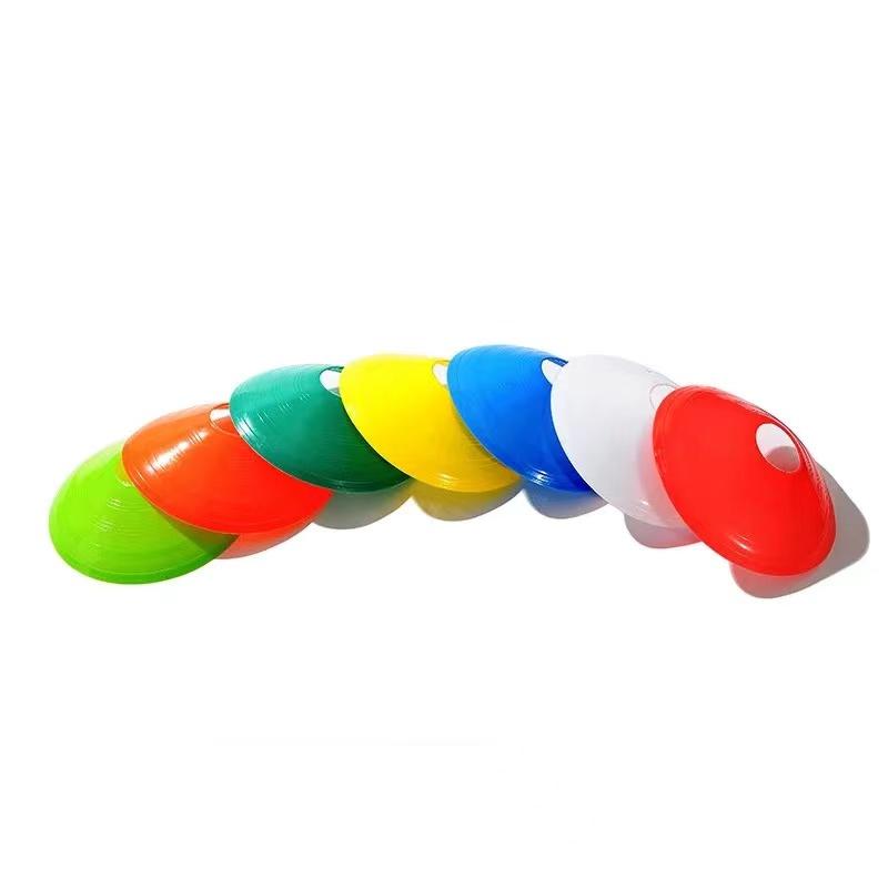 10Pcs Cone Tube Football Disc Cone Set Football Agility Training Saucer Marking Disc Multi Sport Training Space Cone Accessorie